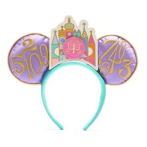 Mickey Mouse Its a Small World MMMA Headband/Ears
